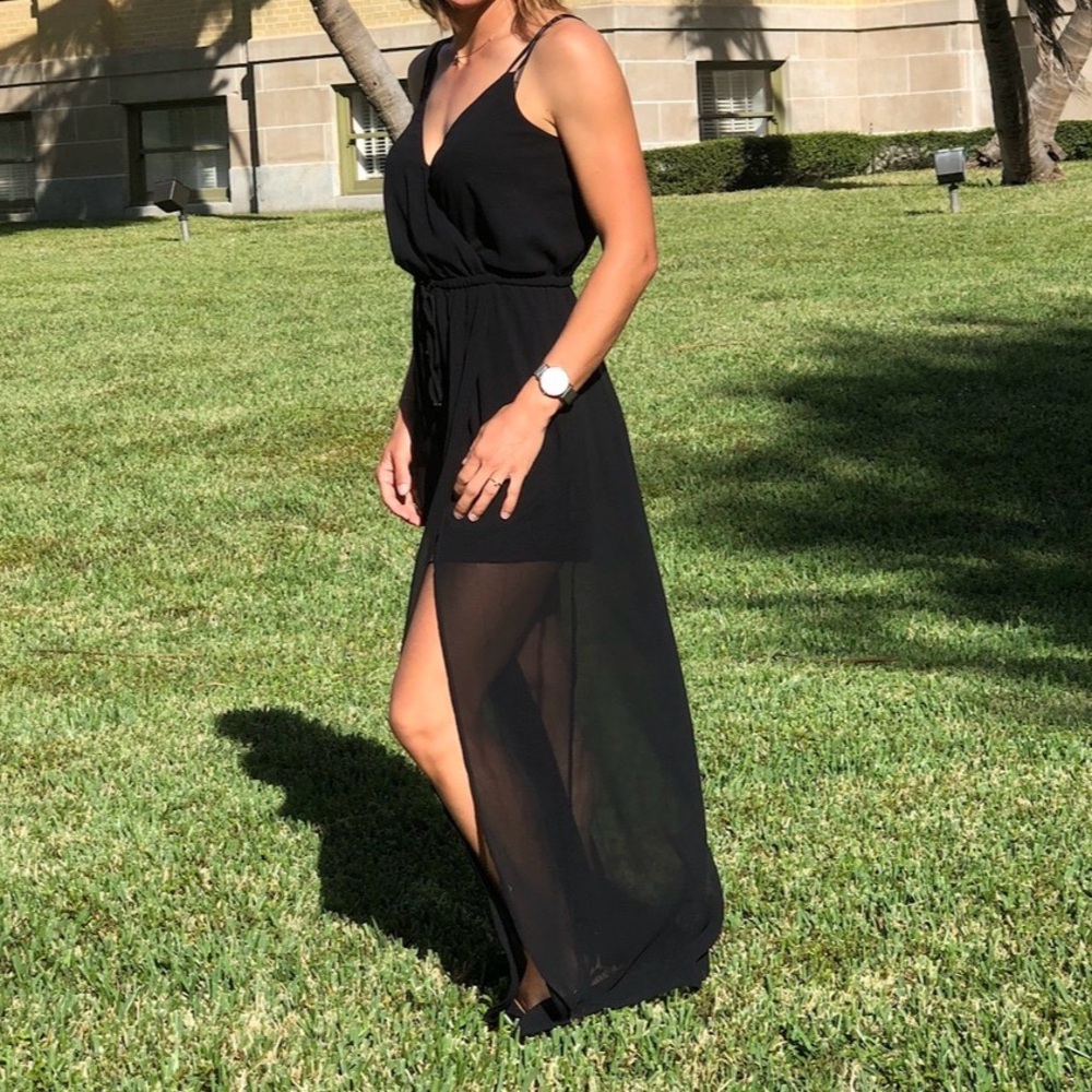 Guess Black Maxi Dress